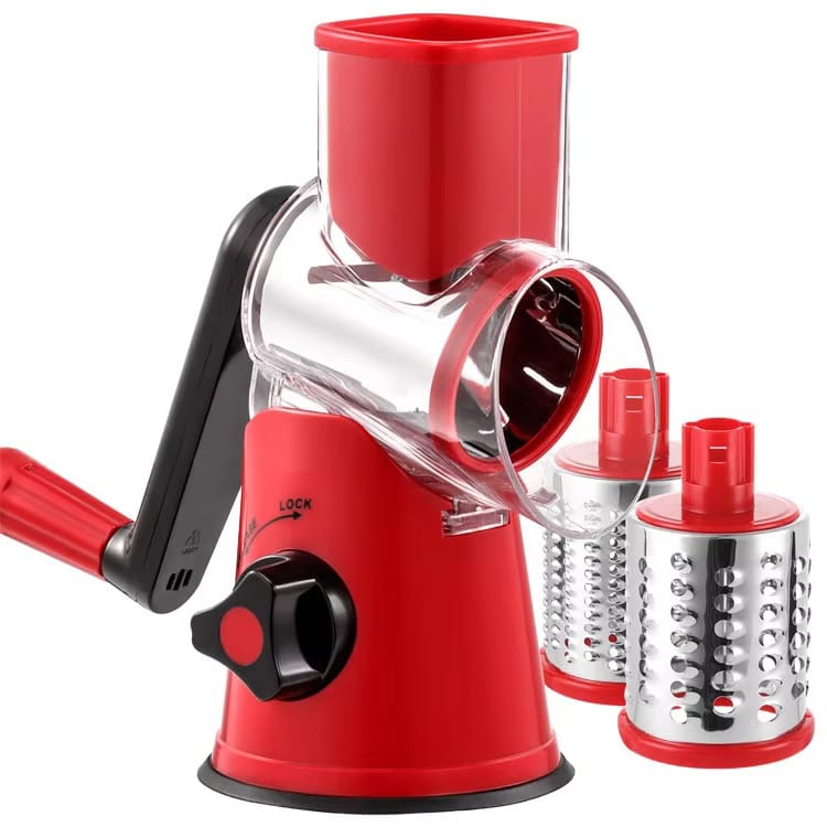 TableTop Drum Grater – Manual Vegetable Cutter, Slicer & Grater |
