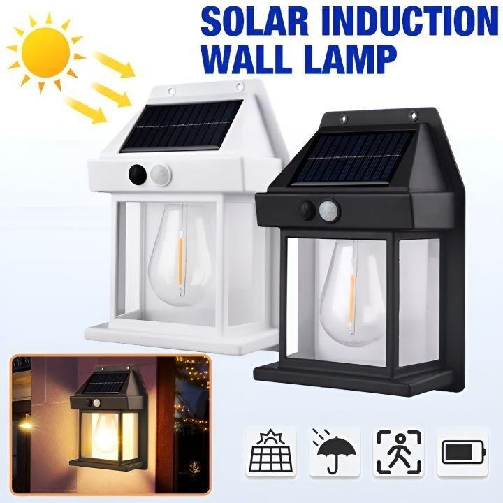 Solar Motion Sensor Outdoor Wall Light